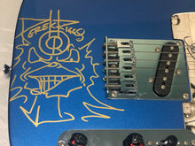 Load image into Gallery viewer, Iron Maiden Signed Custom Guitar with Derek Riggs Eddie Sketch
