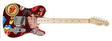 Load image into Gallery viewer, Mick Jagger of The Rolling Stones Signed Custom Fender Graphics Guitar
