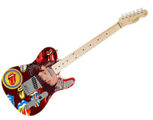 Load image into Gallery viewer, Mick Jagger of The Rolling Stones Signed Custom Fender Graphics Guitar
