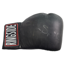 Load image into Gallery viewer, Leon Spinks Joe Frazier + Signed Vintage Ringside Boxing Gloves
