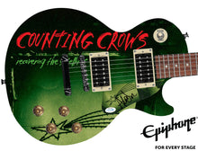 Load image into Gallery viewer, Counting Crows Adam Duritz Signed Gibson Epiphone Les Paul Graphics Guitar ACOA
