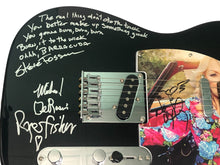 Load image into Gallery viewer, Heart Band Autographed Fender Guitar with Barracuda Lyrics
