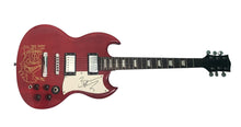 Load image into Gallery viewer, Iron Maiden Autographed Guitar w Hand Drawn Eddie Sketch
