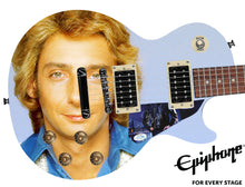 Load image into Gallery viewer, Barry Manilow Epiphone Signed Custom Photo Graphics Guitar ACOA
