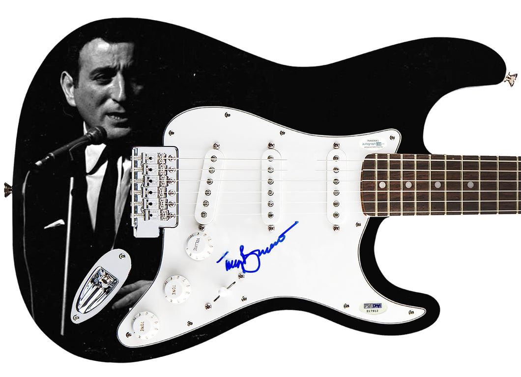 Tony Bennett Autographed Signed Guitar ACOA