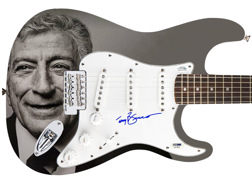 Tony Bennett Autographed Signed Guitar ACOA JSA