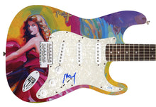 Load image into Gallery viewer, Peter Max Taylor Swift Artist Autographed Custom Graphics 1/1 Guitar ACOA

