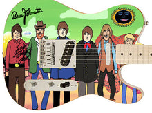 Load image into Gallery viewer, The Beach Boys Signed Band Cartoon Photo Graphics Fender Guitar ACOA Exact Prof
