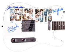 Load image into Gallery viewer, Beach Boys Johnston Marks Mike Love Signed 1/1 Graphics Guitar ACOA Exact Proof
