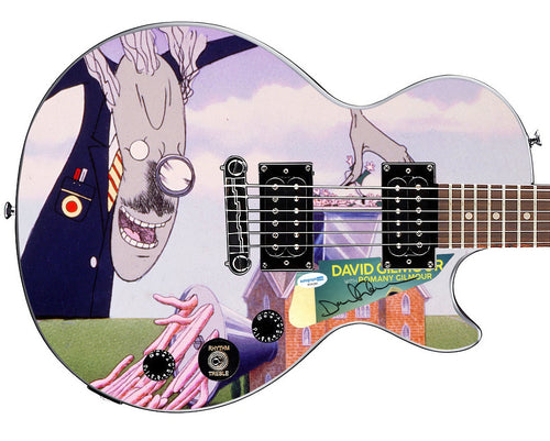 Pink Floyd David Gilmour Signed Custom 