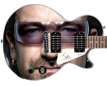 Load image into Gallery viewer, U2 Bono Signed Custom &quot;In Your Face&quot; Epiphone Graphics Guitar
