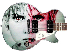 Load image into Gallery viewer, U2 Bono Signed Custom Epiphone &quot;War&quot; Graphics Guitar
