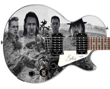 Load image into Gallery viewer, U2 Bono Signed Custom Epiphone &quot;Joshua Tree&quot; Graphics Guitar
