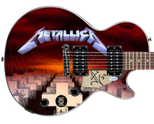 Load image into Gallery viewer, Metallica James Hetfield Signed Epiphone &quot;Master of Puppets&quot; Graphics Guitar
