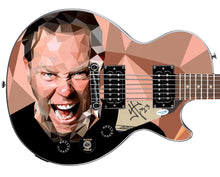 Load image into Gallery viewer, Metallica James Hetfield Signed Custom Epiphone &quot;Rage&quot; Graphics Guitar
