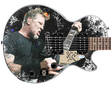 Load image into Gallery viewer, Metallica James Hetfield Signed Custom Epiphone &quot;Pure Metal&quot; Graphics Guitar
