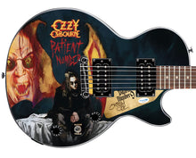 Load image into Gallery viewer, Ozzy Osbourne Signed Custom Epiphone &quot;Patient #9&quot; Graphics Guitar
