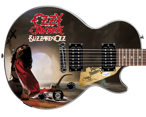 Ozzy Osbourne Signed Custom Epiphone 