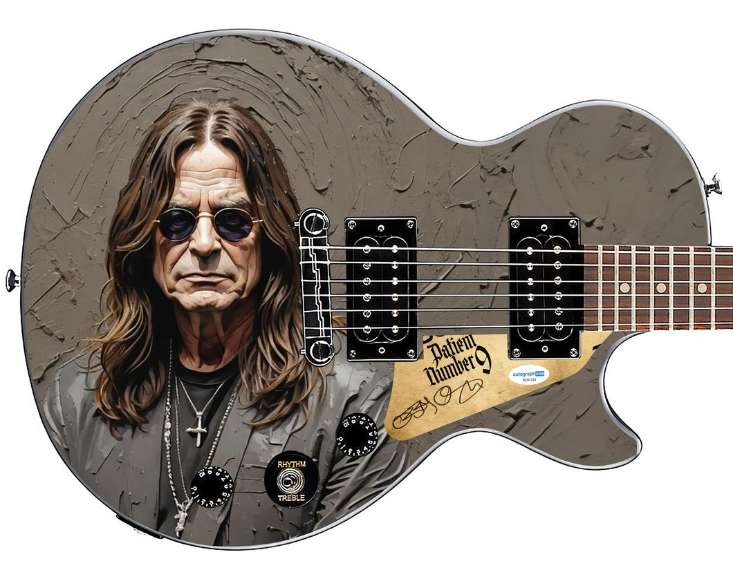 Ozzy Osbourne Signed Custom Epiphone 