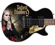 Load image into Gallery viewer, Ozzy Osbourne Signed Custom Epiphone &quot;Patient #9&quot; Graphics Guitar
