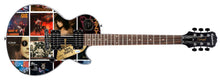 Load image into Gallery viewer, Ozzy Osbourne Signed Custom Epiphone &quot;Album Collage&quot; Graphics Guitar
