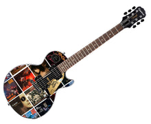 Load image into Gallery viewer, Ozzy Osbourne Signed Custom Epiphone &quot;Album Collage&quot; Graphics Guitar
