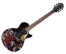 Load image into Gallery viewer, Ozzy Osbourne Signed Custom Epiphone &quot;Legendary Collage&quot; Graphics Guitar
