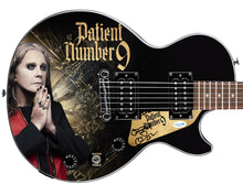 Load image into Gallery viewer, Ozzy Osbourne Signed Custom Epiphone &quot;Patient #9&quot; Graphics Guitar
