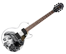 Load image into Gallery viewer, Shania Twain Signed Custom Epiphone &quot;Leopard Gloves&quot; Graphics Guitar
