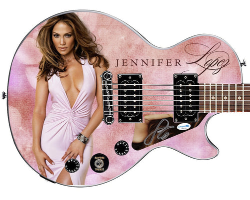 Jennifer Lopez Signed Custom Epiphone 