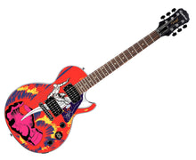 Load image into Gallery viewer, Joe Satriani Signed Custom 1/1 Surfing w Alien Epiphone Graphics Guitar
