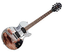 Load image into Gallery viewer, Scarlett Sabet Signed Custom 1/1 Jimmy Page Graphics Guitar
