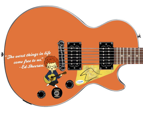 Ed Sheeran Signed Custom 1/1 Epiphone 