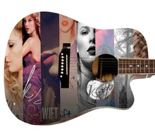 Load image into Gallery viewer, Taylor Swift Signed w Heart! Custom &quot;Discography&quot; Acoustic Graphics Guitar
