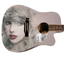 Load image into Gallery viewer, Taylor Swift Signed w Heart! Custom 1/1 &quot;Artistic Elegance&quot; Graphics Guitar
