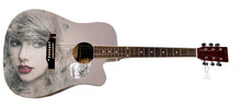 Load image into Gallery viewer, Taylor Swift Signed w Heart! Custom 1/1 &quot;Artistic Elegance&quot; Graphics Guitar
