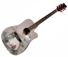 Load image into Gallery viewer, Taylor Swift Signed w Heart! Custom 1/1 &quot;Artistic Elegance&quot; Graphics Guitar
