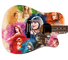 Load image into Gallery viewer, Taylor Swift Signed Custom 1/1 &quot;The Legacy&quot; Acoustic Graphics Guitar
