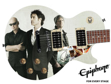 Load image into Gallery viewer, Train Epiphone Autographed Custom Photo Graphics Guitar ACOA

