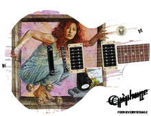 Load image into Gallery viewer, Tori Amos Autographed Gibson Epiphone Les Paul Graphics Guitar ACOA
