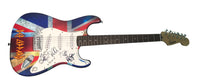 Load image into Gallery viewer, Def Leppard Autographed Custom Graphics Fender Guitar
