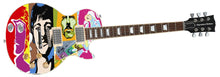 Load image into Gallery viewer, The Beatles Ringo Starr Signed &quot;Peace-Love-Imagine&quot; Custom 1/1 Graphics Guitar
