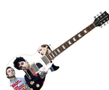 Load image into Gallery viewer, Green Day Signed &quot;Punk Trio&quot; Custom 1/1 Signature Edition Graphics Guitar
