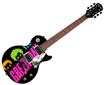 Load image into Gallery viewer, Green Day Signed &quot;Pop Punk Palette&quot; Custom 1/1 Les Paul 100 Graphics Guitar
