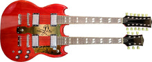 Load image into Gallery viewer, Led Zeppelin Jimmy Page &amp; Robert Plant Signed Double Neck SG Guitar
