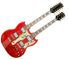 Load image into Gallery viewer, Rush Signed 18-String Double Neck SG Signature Edition Guitar
