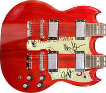 Load image into Gallery viewer, Rush Signed 18-String Double Neck SG Signature Edition Graphics Guitar
