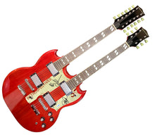 Load image into Gallery viewer, Rush Signed 18-String Double Neck SG Signature Edition Guitar
