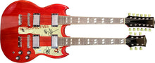 Load image into Gallery viewer, Rush Signed 18-String Double Neck SG Signature Edition Guitar
