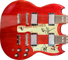 Load image into Gallery viewer, Rush Signed 18-String Double Neck SG Signature Edition Graphics Guitar
